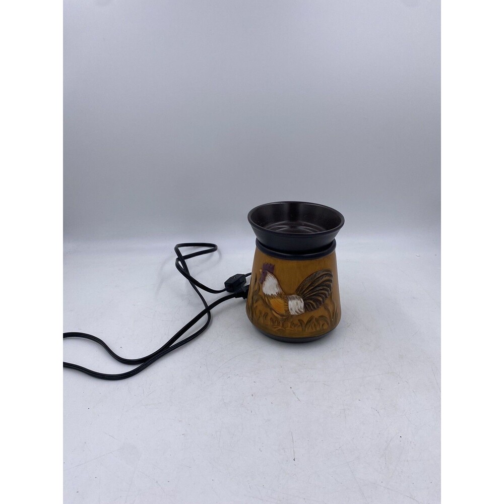 Sentsy Terra Cotta ROOSTER Retired Full Size Electric Warmer Works Great